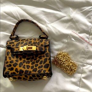 Fashion Nova Nano Cheetah Print Crossbody Bag